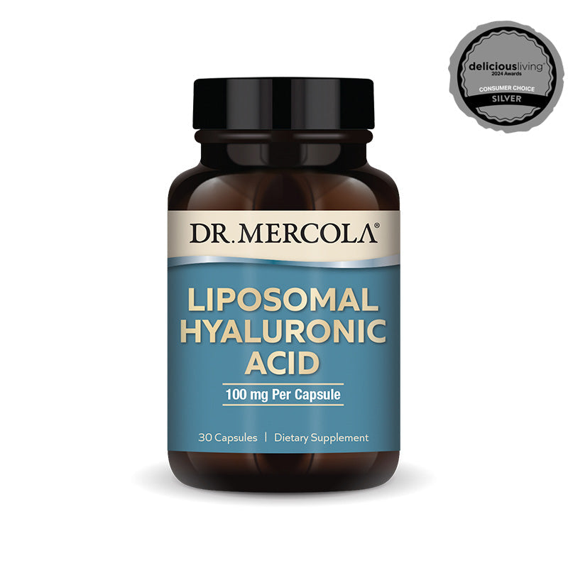 Dr. Mercola's Liposomal Hyaluronic Acid - supports joint health, cartilage growth, and cellular integrity with advanced absorption. Available at BiosenseClinic.com.