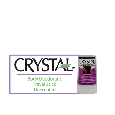 Crystal Body Deodorant Stick - Unscented - Biosense Clinic