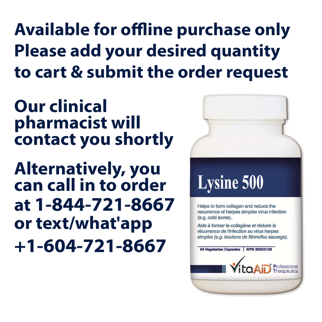 VitaAid Lysine 500 - Biosense Clinic