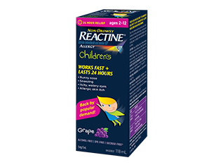 Zyrtec/Reactine Kids Syrup 24 Hour Relief - Biosense Clinic