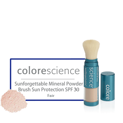 Colorescience Sunforgettable Mineral Powder Brush Sun Protection SPF 30 - 6 g - Biosense Clinic