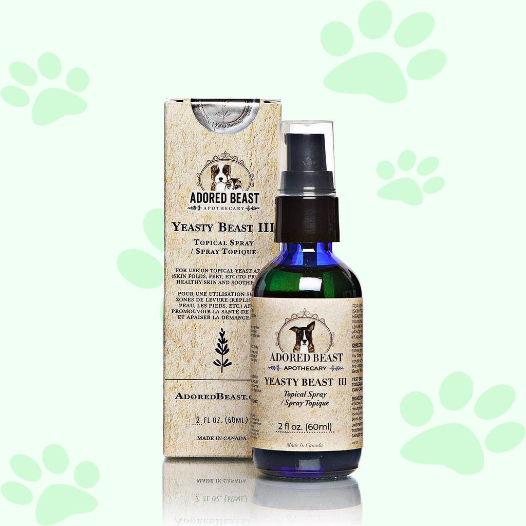 Adored Beast Yeasty Beast | Topical Spray for Dogs 60 ml - biosenseclinic.com