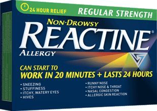 Zyrtec/Reactine Regular Strength 5mg - Biosense Clinic