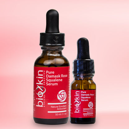 BioZkin Pure Damask Rose Squalene Serum 50ml & 10ml- Biosense Clinic