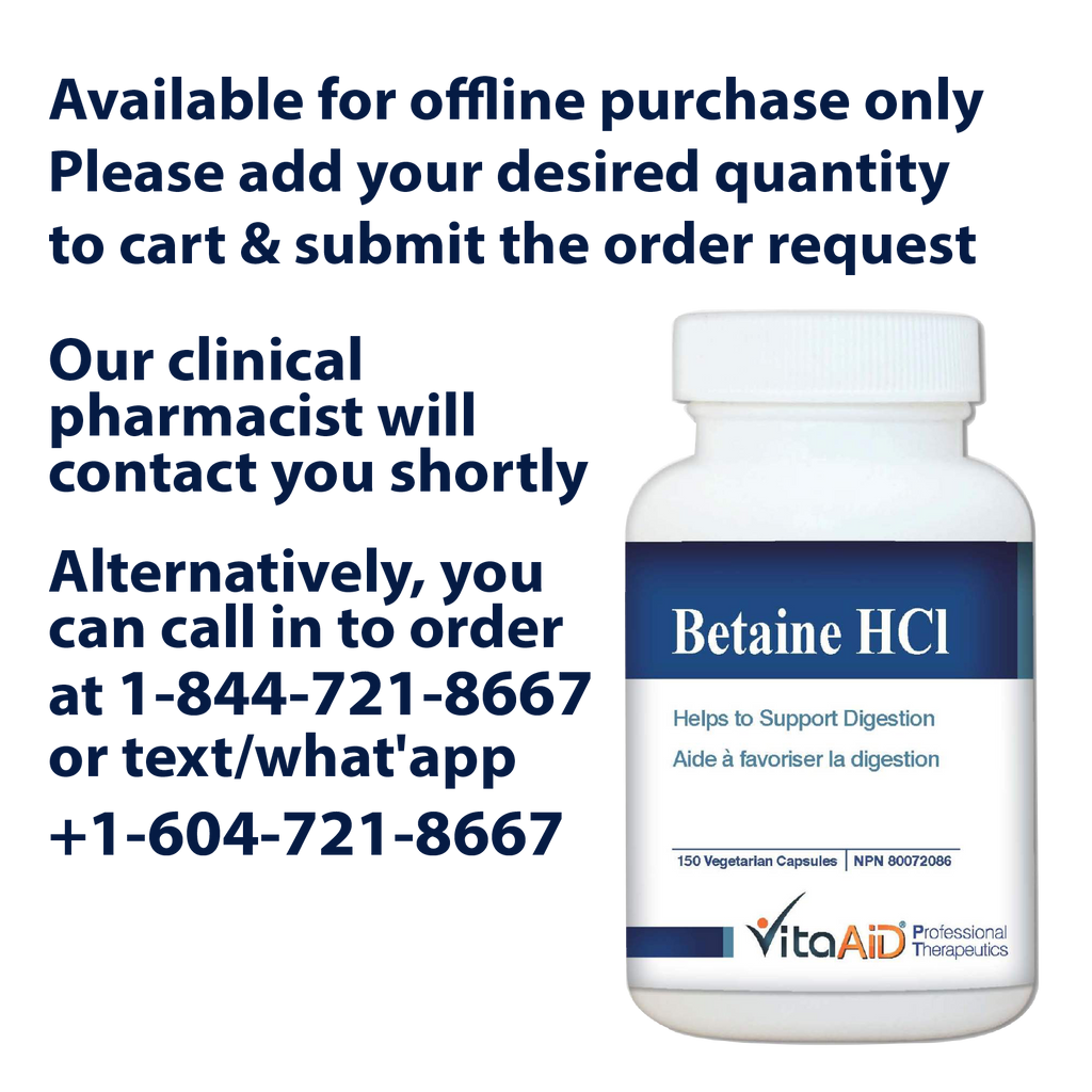 VitaAid Betaine HCL - Biosense Clinic