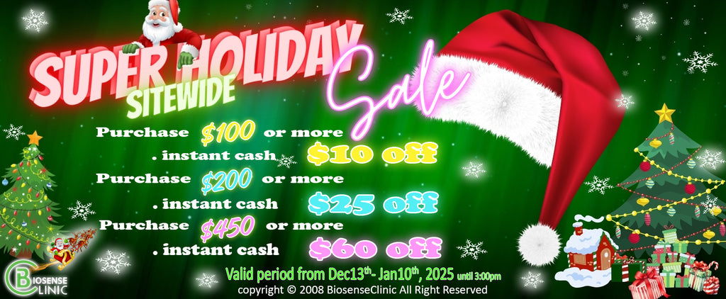 🎉 Super Holiday Sitewide Sale! 🛍️ From Dec 13, 2024, to Jan 10, 2025 – Hurry, Ends at 3:00 PM! 🎁 Don’t Miss Out on Incredible Deals!